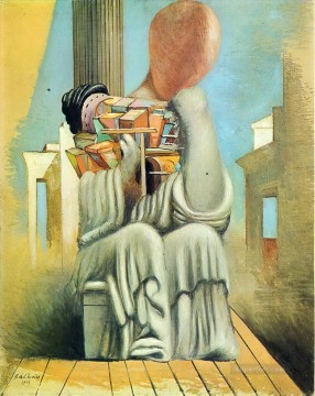 the terrible games 1925 Giorgio de Chirico Surrealism Oil Paintings